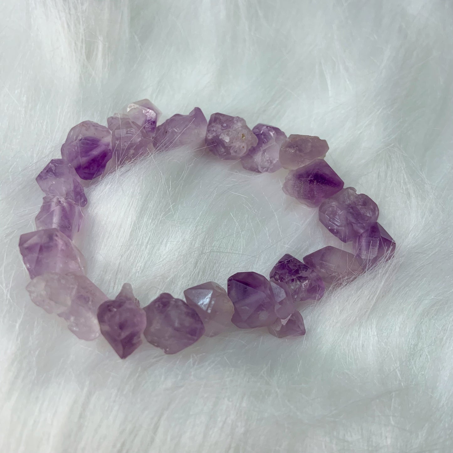 紫水晶原石魔法水晶手串(可訂購)