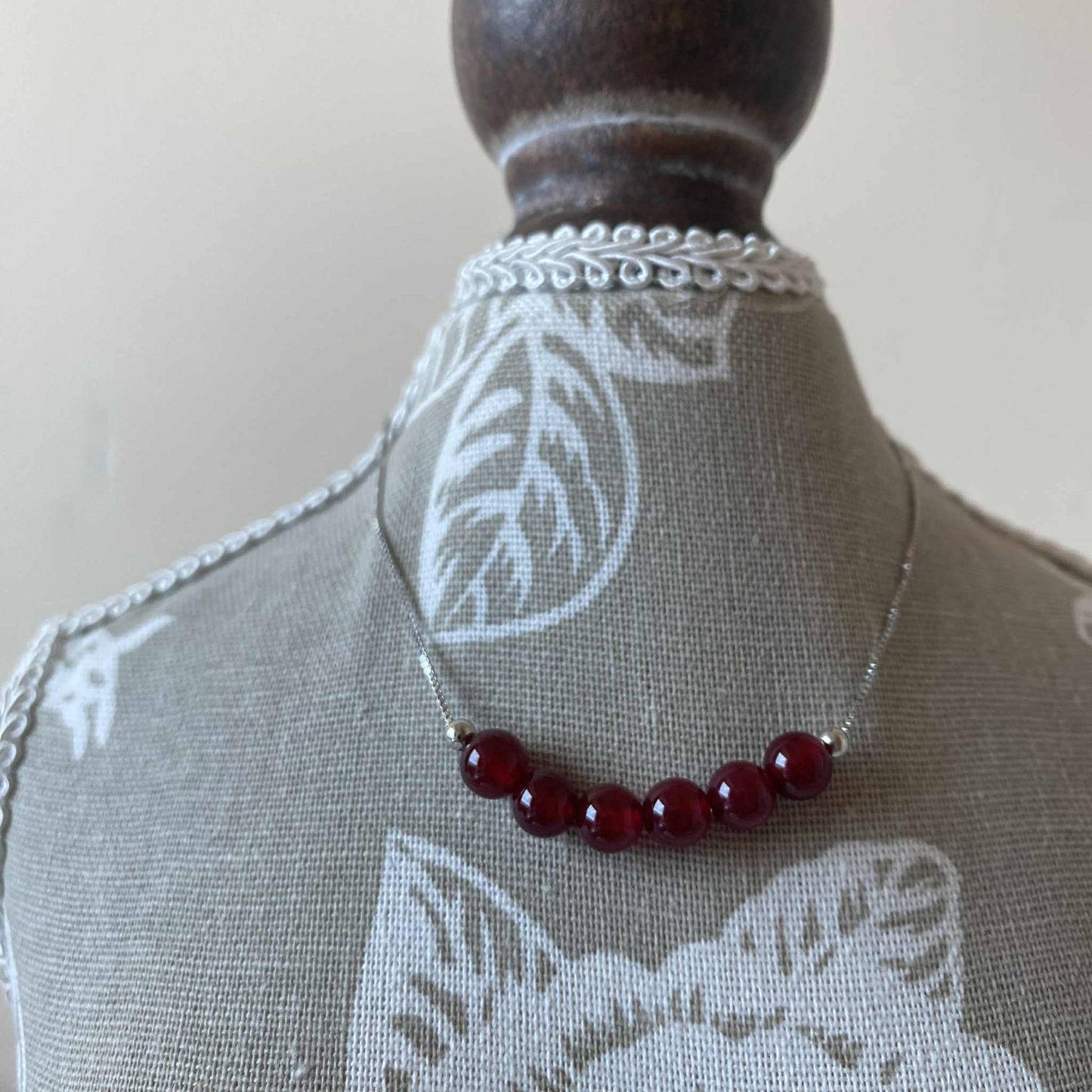 Red Jade 紅玉925純銀手鏈