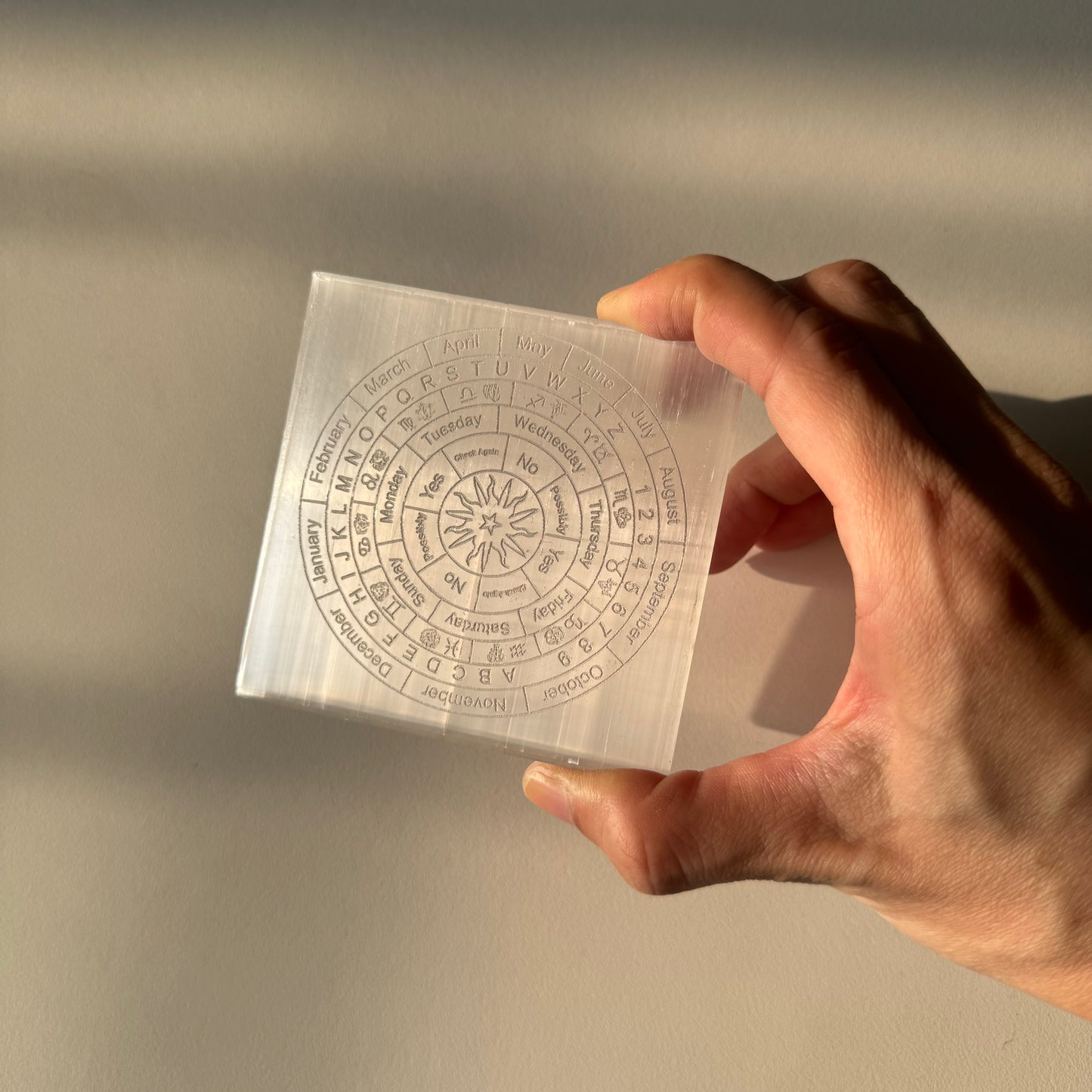摩洛哥透石膏充電碟