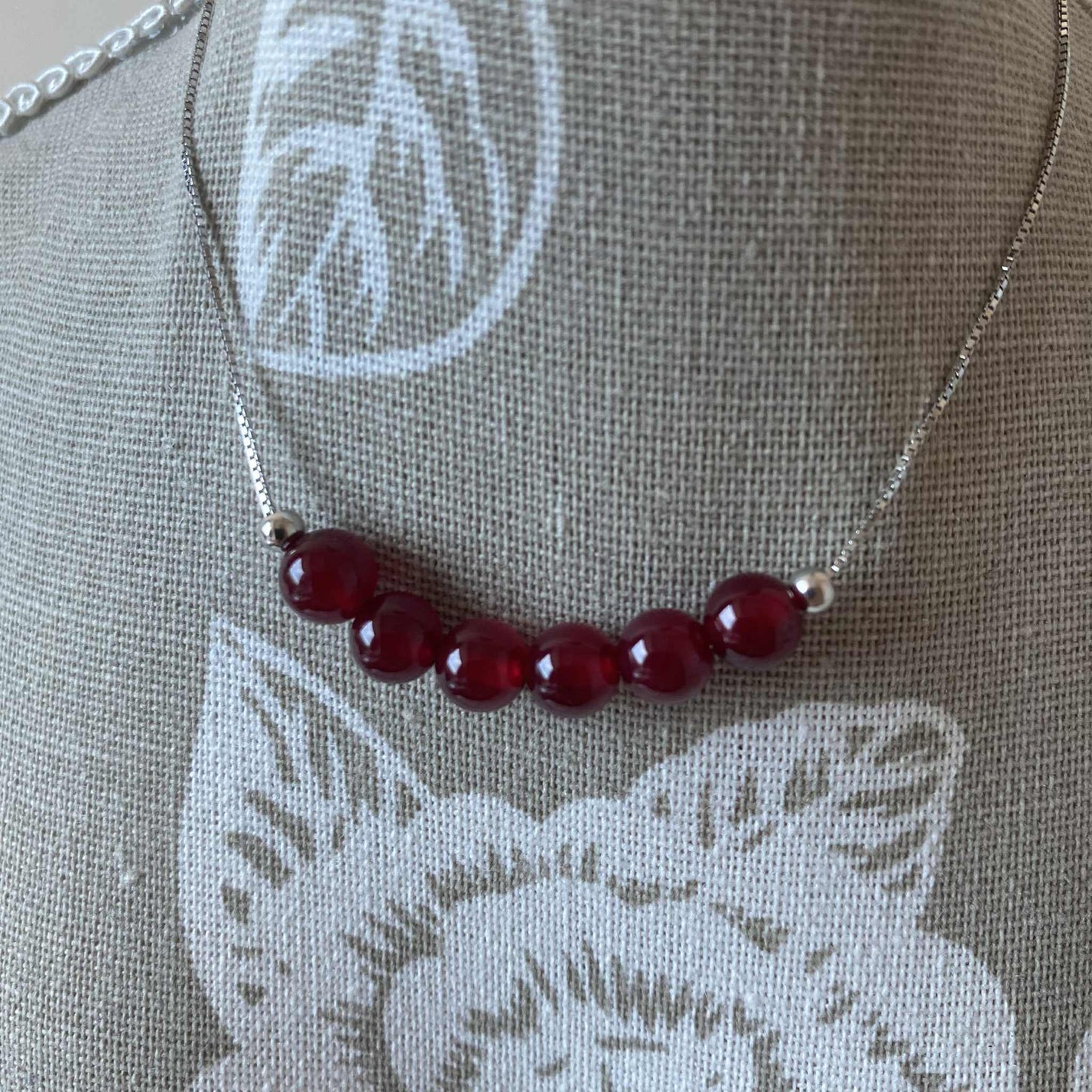 Red Jade 紅玉925純銀手鏈